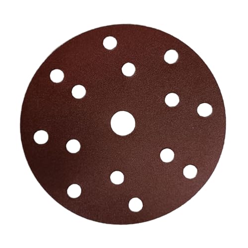 HOTCKB 50tlg Schleifpapier Scheiben Ø 150mm Schleifpapi Klett 15 Loch Exzenterschleifer Körnung 150 von HOTCKB
