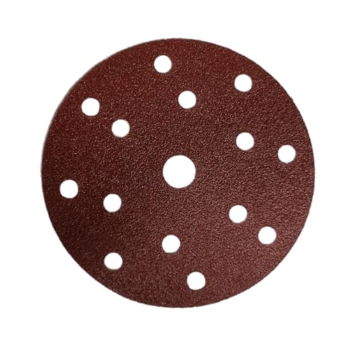 HOTCKB 50tlg Schleifpapier Scheiben Ø 150mm Schleifpapi Klett 15 Loch Exzenterschleifer Körnung 40 von HOTCKB