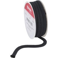 Baumwollkordel, 6 mm - Schwarz von HobbyFun
