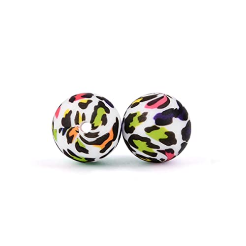 20 Stück Tie Dye Leopard Terrazzo Dalmatiner Camo Silikon lose Perlen für Schlüsselanhängerherstellung und Schmuckherstellung, DIY Silikonperlen - 12 mm Farbe Leopard 20 Stück Tie Dye Leopard Terrazzo Dalmatiner Camo Silikon lose Perlen für Schlüsselanhängerherstellung und Schmuckherstellung, DIY Silikonperlen - 12 mm Farbe Leopard von HOTIPS