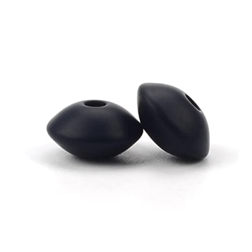 HOTIPS 30 Stück Silikon-Linsenperlen, 12 mm, zum Basteln von Halsketten, Armbändern, Schmuck, Basteln, Schwarz, 12 mm HOTIPS 30 Stück Silikon-Linsenperlen, 12 mm, zum Basteln von Halsketten, Armbändern, Schmuck, Basteln, Schwarz, 12 mm von HOTIPS