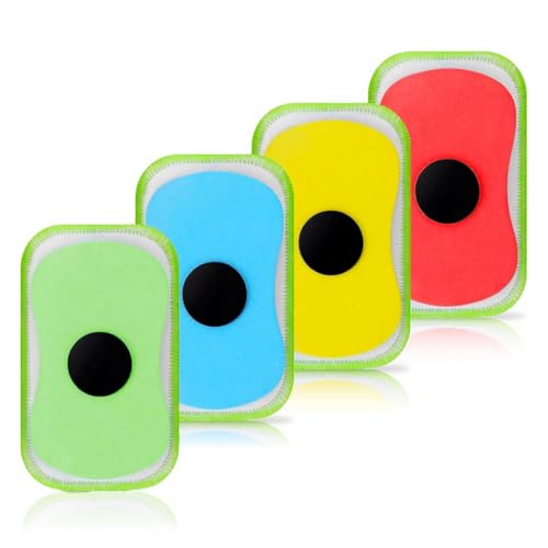 Magnetischer Tafelwischer Whiteboard, Waschbarer Tafel Radierer, Staubfreie Kreide Eraser, Wiederverwendbarer Kreideradierer, Radiergummi Trockener, 4 Washable Chalkboard Eraser, Blau, Gelb, Grün, Rot Magnetischer Tafelwischer Whiteboard, Waschbarer Tafel Radierer, Staubfreie Kreide Eraser, Wiederverwendbarer Kreideradierer, Radiergummi Trockener, 4 Washable Chalkboard Eraser, Blau, Gelb, Grün, Rot von HOTMNTY