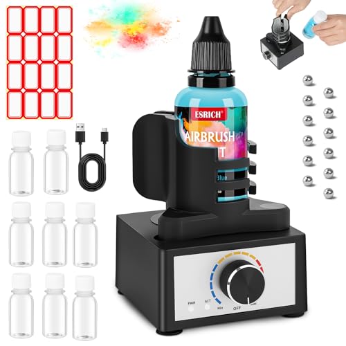HOTUT Mini Vortex Mixer, Farbmischer mit Mixing Balls, drei Geschwindigkeits, 300-2400 U/min, Freihändig Farb Shaker, Flüssiger Vortex Shaker für Nagellack, Labor, Acrylfarben, Wimpernkleber HOTUT Mini Vortex Mixer, Farbmischer mit Mixing Balls, drei Geschwindigkeits, 300-2400 U/min, Freihändig Farb Shaker, Flüssiger Vortex Shaker für Nagellack, Labor, Acrylfarben, Wimpernkleber von HOTUT