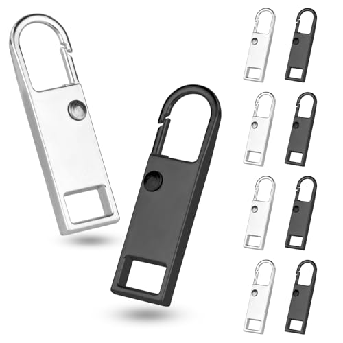 HOTUT Reißverschluss Zipper,10 Stück Metall Zipper Pull,Abnehmbare Zipper für reißverschluss für Jacken,Jeans, Stiefel,Koffer,Rucksäcke und mehr HOTUT Reißverschluss Zipper,10 Stück Metall Zipper Pull,Abnehmbare Zipper für reißverschluss für Jacken,Jeans, Stiefel,Koffer,Rucksäcke und mehr von HOTUT