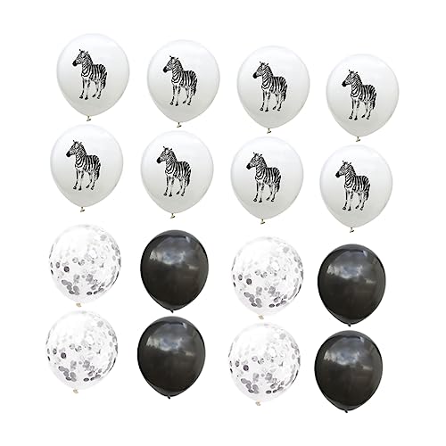 1 Satz 20 Stück Paillette Ballon Zebra Ballon Schwarzer Ballon Dekorativer Ballon Geburtstagsballon HOUDERCO 1 Satz 20 Stück Paillette Ballon Zebra Ballon Schwarzer Ballon Dekorativer Ballon Geburtstagsballon HOUDERCO von HOUDERCO