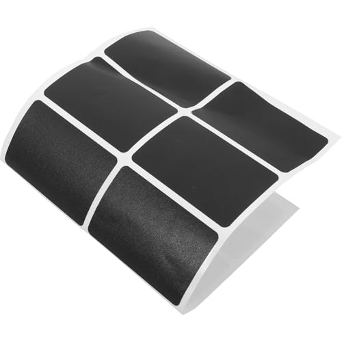 HOUDERCO 1 Blatt Klebende Schwarze Tafelaufkleber Wiederverwendbare Ablösbare Etiketten für Flaschen und Einmachgläser für Büro und Kreative Diy Projekte HOUDERCO 1 Blatt Klebende Schwarze Tafelaufkleber Wiederverwendbare Ablösbare Etiketten für Flaschen und Einmachgläser für Büro und Kreative Diy Projekte von HOUDERCO