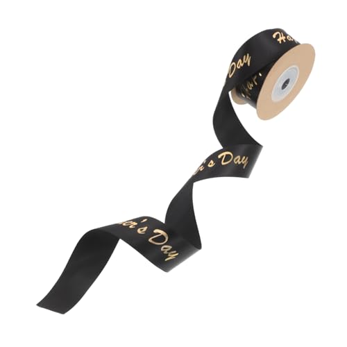 HOUDERCO 1 Rolle Vaterstag Geschenkband mit Goldprägung Yards Für Kuchenverpackung Dekoration Hochwertiges für Besondere Anlässe HOUDERCO 1 Rolle Vaterstag Geschenkband mit Goldprägung Yards Für Kuchenverpackung Dekoration Hochwertiges für Besondere Anlässe von HOUDERCO