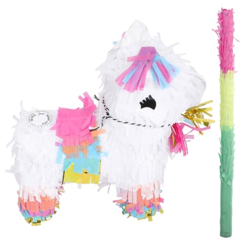 HOUDERCO 1 Satz Pinata-dekoration, Gefülltes Spielzeug, Outdoor-spielzeug, Party-papier-pinata-cartoon-spielzeug Mit Stab HOUDERCO 1 Satz Pinata-dekoration, Gefülltes Spielzeug, Outdoor-spielzeug, Party-papier-pinata-cartoon-spielzeug Mit Stab von HOUDERCO