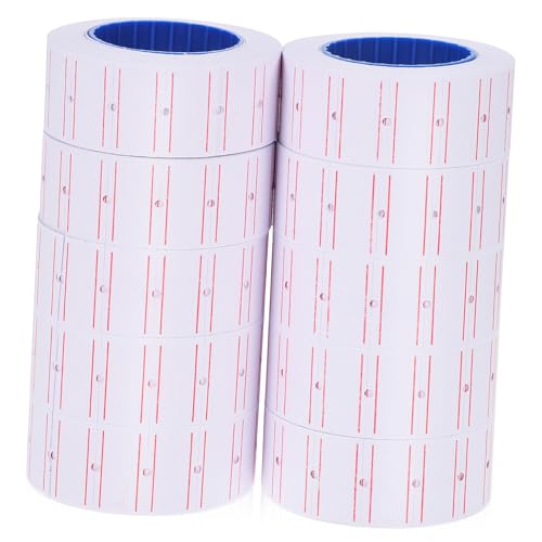 HOUDERCO 10 Rollen Selbstklebende Preisschilder Kleine Preisetiketten Für Einzelhandel Warenkennzeichnung Effiziente Preismarkierung Für Kleine Geschäfte HOUDERCO 10 Rollen Selbstklebende Preisschilder Kleine Preisetiketten Für Einzelhandel Warenkennzeichnung Effiziente Preismarkierung Für Kleine Geschäfte von HOUDERCO