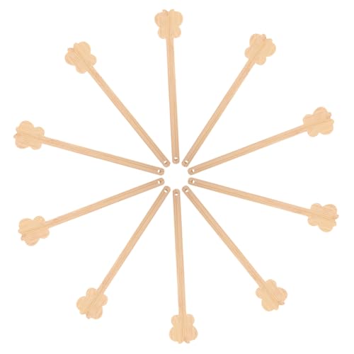 HOUDERCO 10 Stück Fan Stiele Handgefertigte Diy Fan Halter für Kreative Projekte Leicht und Ergonomisch für Hochzeitsdekorationen und Kunsthandwerk von HOUDERCO