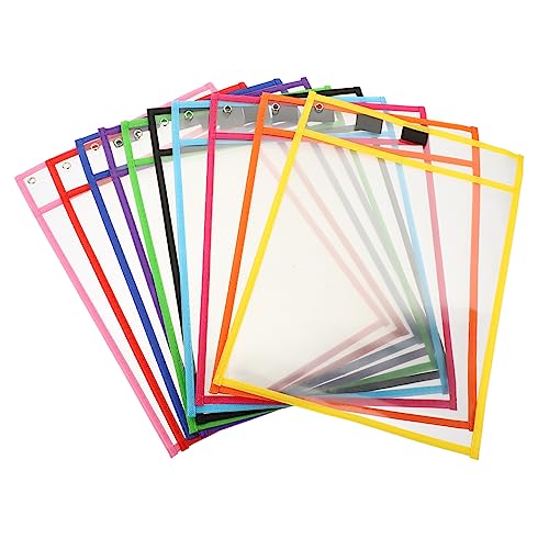 HOUDERCO 10 Stück Klare Abwischbare Dokumententaschen Mehrzweck Dry Erase Hüllen für Büro Wiederverwendbar für Tägliche Nutzung und Dokumentenaufbewahrung HOUDERCO 10 Stück Klare Abwischbare Dokumententaschen Mehrzweck Dry Erase Hüllen für Büro Wiederverwendbar für Tägliche Nutzung und Dokumentenaufbewahrung von HOUDERCO