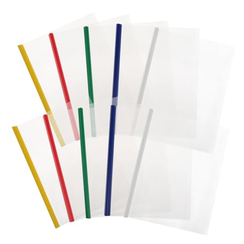 HOUDERCO 10 Stück Teiliges Kunststoff Schiebestab Ordner Robuste Präsentationsmappen mit Großem Fassungsvermögen Vielseitige Dokumentenmappe für Büro und Professionelle Aktenorganisation HOUDERCO 10 Stück Teiliges Kunststoff Schiebestab Ordner Robuste Präsentationsmappen mit Großem Fassungsvermögen Vielseitige Dokumentenmappe für Büro und Professionelle Aktenorganisation von HOUDERCO