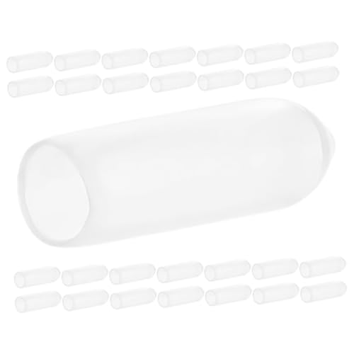 HOUDERCO 100 Stück Haarband Endkappen Transparente Kappen für Haarreifen Praktische und Sichere Ersatzteile für Diy Haaraccessoires Anpassung von Haarbändern von HOUDERCO