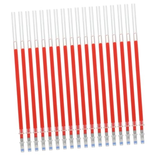 HOUDERCO 100 Stück Kugelschreiber Nachfüllminen Gelstift Ersatzminen für Büro und Schule Glatte Schreibspitze kein Tintenleck Langlebig und Leicht Tragbar Kompatibel mit Gängigen von HOUDERCO