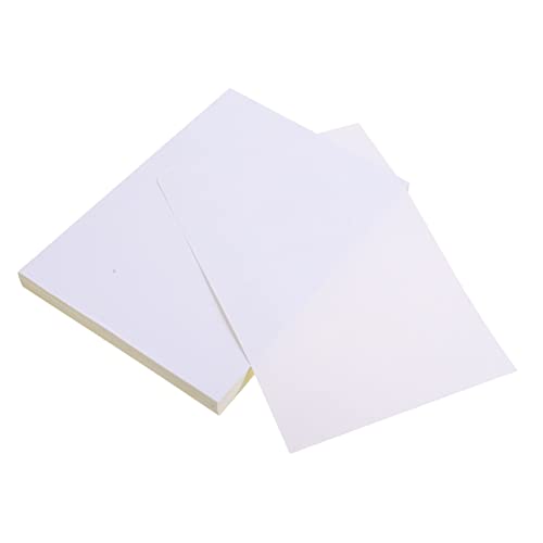 HOUDERCO 100Blätter Selbstklebendes Druckpapier für Etiketten Mattes Aufkleberpapier Bedruckbar für Tintenstrahldrucker für Büro und Schule HOUDERCO 100Blätter Selbstklebendes Druckpapier für Etiketten Mattes Aufkleberpapier Bedruckbar für Tintenstrahldrucker für Büro und Schule von HOUDERCO