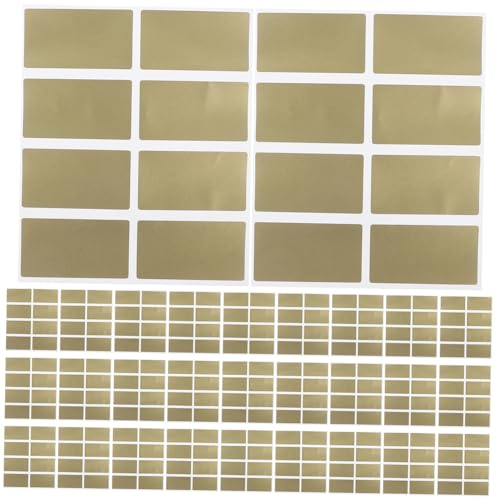 HOUDERCO 100Stücke Scratch Off Aufkleber für Gewinnspiele Kratzkarten Aufkleber Goldene Beschichtung für Geschenkanhänger und Bastelprojekte für Kreative Überraschungen HOUDERCO 100Stücke Scratch Off Aufkleber für Gewinnspiele Kratzkarten Aufkleber Goldene Beschichtung für Geschenkanhänger und Bastelprojekte für Kreative Überraschungen von HOUDERCO
