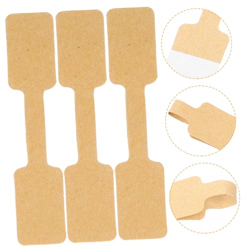 HOUDERCO 100Stücke Selbstklebende Preisschilder für Schmuck Langlebige mit Individuellem Design für Geschenkanhänger Bequem zu Verwenden von HOUDERCO