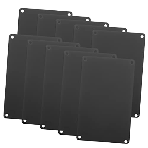 HOUDERCO 10Stücke Kleine Gravurplatte aus Aluminium Hochwertige Leere Türschilder für Beschriftungen mit Löchern für Büro Kunstwerke und HOUDERCO 10Stücke Kleine Gravurplatte aus Aluminium Hochwertige Leere Türschilder für Beschriftungen mit Löchern für Büro Kunstwerke und von HOUDERCO
