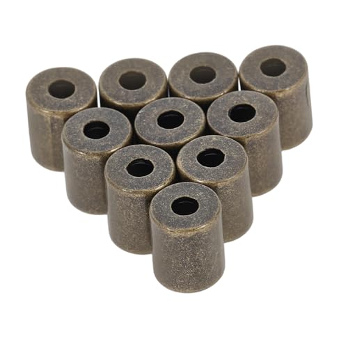 HOUDERCO 10Stücke Metallkabelschlösser für Notebook Bänder Elegante Kordelstopper für DIY Handwerksprojekte Vielseitige Schnallen für Elastische Bänder und Kordeln Einfach von HOUDERCO