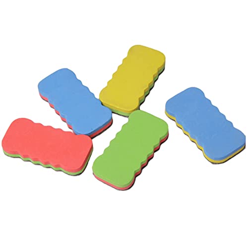 HOUDERCO 10Stücke Mini Whiteboard Radiergummis Für Büro Und Schule Nonmagnetische Tafelreiniger Zufälligen Geschäftsbedarf Für Abwischbare Whiteboards von HOUDERCO