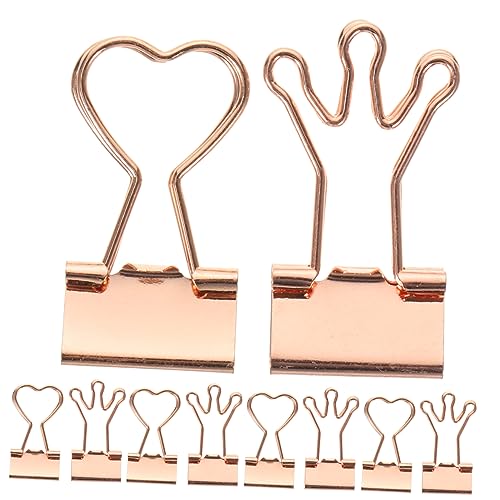 HOUDERCO 10Stücke Teiliges Büroklammern Herzform Robuste Bindeklammern für Dokumente Dekorative Clips Roségold Büro und Schulzubehör für Organisation HOUDERCO 10Stücke Teiliges Büroklammern Herzform Robuste Bindeklammern für Dokumente Dekorative Clips Roségold Büro und Schulzubehör für Organisation von HOUDERCO