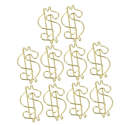HOUDERCO 10Stücke Teiliges Design Papierclips Dekorative Büroklammern für Schule und Büro für Notizen Dokumente und von HOUDERCO