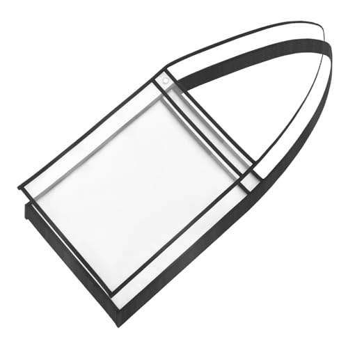 HOUDERCO 10Stücke Transparente Job Ticket Halter Abwischbare Kunststoffhüllen für Schulaktivitäten und Bürodokumente Robuste und Einfach zu Reinigende Taschenhüllen für Regale von HOUDERCO