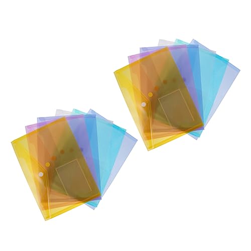 HOUDERCO 12 Stück Dokumententasche Transparente Aktenordner mit Druckverschluss Wiederverwendbare Aufbewahrungstasche für Bürobedarf für Geschäftsreisen und Dokumentenorganisation HOUDERCO 12 Stück Dokumententasche Transparente Aktenordner mit Druckverschluss Wiederverwendbare Aufbewahrungstasche für Bürobedarf für Geschäftsreisen und Dokumentenorganisation von HOUDERCO