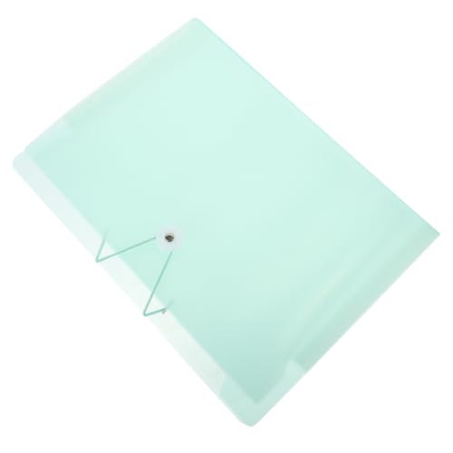 HOUDERCO 12Gitter Tragbarer Mehrschichtiger Dokumentenordner Morrandi Grün Erweiterbarer Aktenorganizer für Büro und Schule Langlebig und Vielseitig für Dokumentenablage von HOUDERCO