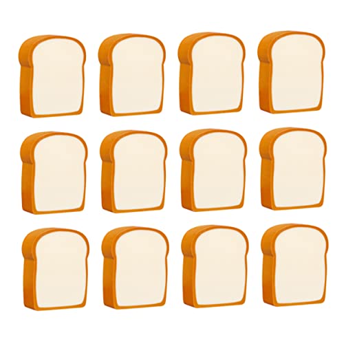 HOUDERCO 12Stücke Teiliges Cartoon Toast Radiergummis für Entzückende Food Radiergummis Kreative Schulmaterialien Leicht und Tragbar für Studenten und Büroangestellte HOUDERCO 12Stücke Teiliges Cartoon Toast Radiergummis für Entzückende Food Radiergummis Kreative Schulmaterialien Leicht und Tragbar für Studenten und Büroangestellte von HOUDERCO