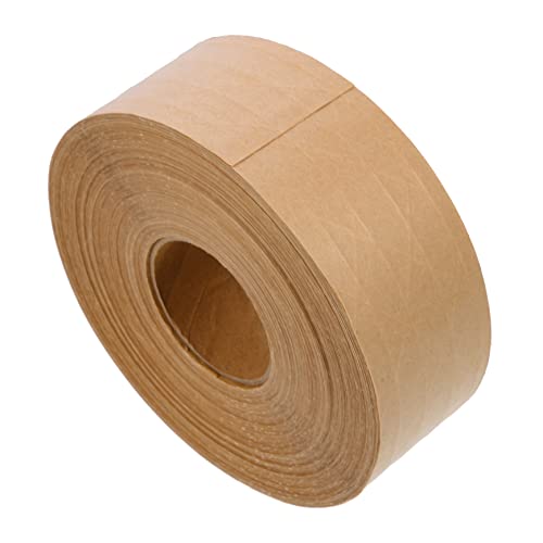 HOUDERCO 1Rolle Kraftpapier Klebeband Selbstklebendes Hochtemperaturbeständiges Beschreibbares Verpackungsband für Bastelprojekte HOUDERCO 1Rolle Kraftpapier Klebeband Selbstklebendes Hochtemperaturbeständiges Beschreibbares Verpackungsband für Bastelprojekte von HOUDERCO