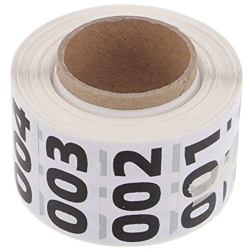 HOUDERCO 1Rolle Nummerierungsaufkleber Selbstklebende Serienaufkleber für Lageretiketten Organisieren von Geräten und Klassenzimmern Einfache Anwendung HOUDERCO 1Rolle Nummerierungsaufkleber Selbstklebende Serienaufkleber für Lageretiketten Organisieren von Geräten und Klassenzimmern Einfache Anwendung von HOUDERCO
