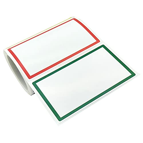 HOUDERCO 1Rolle Selbstklebende Namensaufkleber Bunt DIY Namensschild Aufkleber für Schule Büro und Zuhause für Klassifizierung und Organisation von HOUDERCO