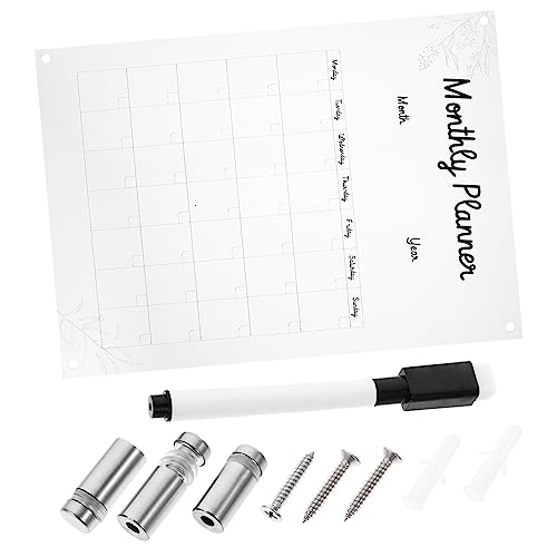 HOUDERCO 1Satz Hängendes Memo Board aus Acryl Abwischbares Kreatives Zeichenbrett für Zuhause Büro und Geschäfte Transparenter Planer für Notizen und Dekoration Leicht und HOUDERCO 1Satz Hängendes Memo Board aus Acryl Abwischbares Kreatives Zeichenbrett für Zuhause Büro und Geschäfte Transparenter Planer für Notizen und Dekoration Leicht und von HOUDERCO