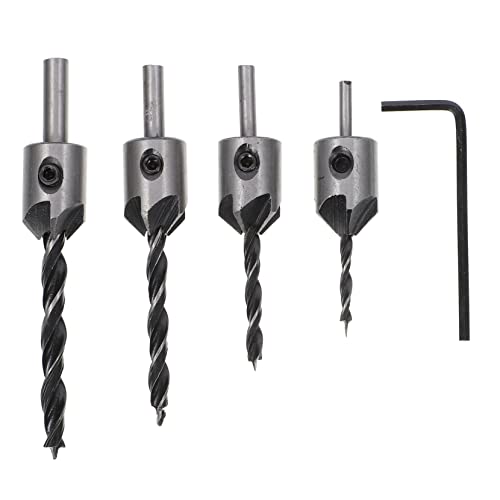 HOUDERCO 1Satz Holzbearbeitung Countersink Bohrer Teiliges Countersink Drill Bit für Präzise Arbeiten mit Elektrobohrern Installieren und Langlebig HOUDERCO 1Satz Holzbearbeitung Countersink Bohrer Teiliges Countersink Drill Bit für Präzise Arbeiten mit Elektrobohrern Installieren und Langlebig von HOUDERCO