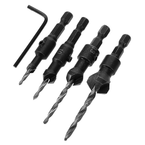 HOUDERCO 1Satz Holzbearbeitungsbohrer Teiliges Sechskant Bohrer für Holz und Metall Kegelspalter mit Wärmebehandlung für Effizienteres Arbeiten für Outdoor Camping HOUDERCO 1Satz Holzbearbeitungsbohrer Teiliges Sechskant Bohrer für Holz und Metall Kegelspalter mit Wärmebehandlung für Effizienteres Arbeiten für Outdoor Camping von HOUDERCO