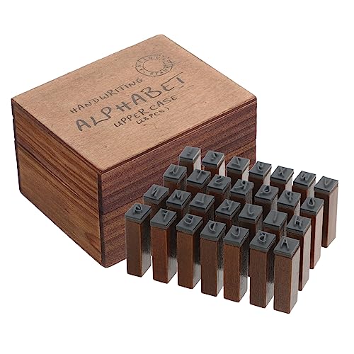 HOUDERCO 1Satz Holzstempel Teiliges DIY Stempelset für Journaling und Basteln Vintage Alphabet Stempel für Etiketten und Karten und Praktisch HOUDERCO 1Satz Holzstempel Teiliges DIY Stempelset für Journaling und Basteln Vintage Alphabet Stempel für Etiketten und Karten und Praktisch von HOUDERCO