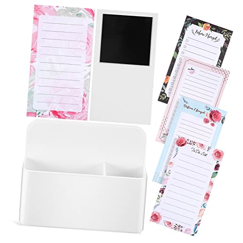 HOUDERCO 1Satz Magnetischer Notizblock mit Stifthalter für Kühlschrank Teiliges Einkaufslisten Beschreibbar und Praktisch für Notizen Planung und Organisation im Büro HOUDERCO 1Satz Magnetischer Notizblock mit Stifthalter für Kühlschrank Teiliges Einkaufslisten Beschreibbar und Praktisch für Notizen Planung und Organisation im Büro von HOUDERCO
