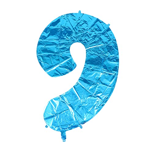 HOUDERCO 1Stück Folienballon Zahl Luftballons für Hochzeiten Geburtstagsfeiern und Weihnachtsdekoration Wiederverwendbar Party Requisiten für Unvergessliche von HOUDERCO
