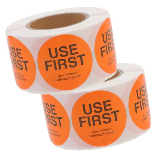 HOUDERCO 2 Rollen Verwendung von Use First Aufklebern für Lebensmittel Selbstklebende Etiketten für Restaurant und Küche Aufkleber Rolle zur Vorratsorganisation und Reduzierung von Abfall HOUDERCO 2 Rollen Verwendung von Use First Aufklebern für Lebensmittel Selbstklebende Etiketten für Restaurant und Küche Aufkleber Rolle zur Vorratsorganisation und Reduzierung von Abfall von HOUDERCO