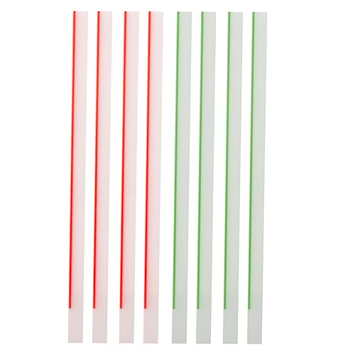 HOUDERCO 2 Sätze Klebezettel Lese Markierungsstreifen und Beschreibbare Haftstreifen für Notizen Büro und Schule Praktische Index Tabs von HOUDERCO