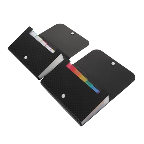 HOUDERCO 2 Stück Praktischer Mini Mehrlagiger Dokumentenordner mit Fächern und Tragbarer Haushalt Organizer für Papiere Quittungen Karten Handlich Robust und Übersichtlich HOUDERCO 2 Stück Praktischer Mini Mehrlagiger Dokumentenordner mit Fächern und Tragbarer Haushalt Organizer für Papiere Quittungen Karten Handlich Robust und Übersichtlich von HOUDERCO