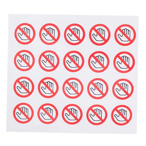 HOUDERCO 20 Stück „nicht Berühren“-aufkleber: Sicherheits-warnschild-aufkleber – „nicht Berühren“-etiketten – Langlebige Klebeaufkleber Für Mehr Gerätesicherheit HOUDERCO 20 Stück „nicht Berühren“-aufkleber: Sicherheits-warnschild-aufkleber – „nicht Berühren“-etiketten – Langlebige Klebeaufkleber Für Mehr Gerätesicherheit von HOUDERCO
