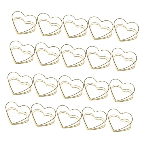 HOUDERCO 20 Stück Metall Memo Clips Herzform Doppelstöckig Langlebig und Vielseitig Kartenhalter für Notizen Fotos Visitenkarten für Hochzeit Geburtstag Büro und Dekoration HOUDERCO 20 Stück Metall Memo Clips Herzform Doppelstöckig Langlebig und Vielseitig Kartenhalter für Notizen Fotos Visitenkarten für Hochzeit Geburtstag Büro und Dekoration von HOUDERCO