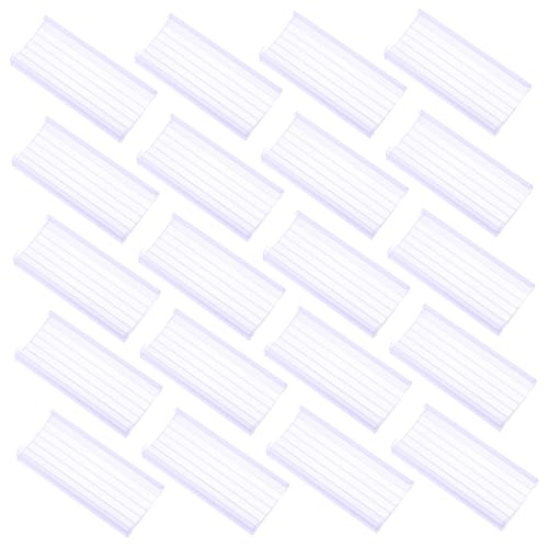 HOUDERCO 20 Stück Teiliges PVC Transparenter Preisetikettenhalter Bogenförmiger Preisschildständer für Supermarktregal Einfach zu Befestigen und Abnehmbar Geeignet für Waren Preisanzeige HOUDERCO 20 Stück Teiliges PVC Transparenter Preisetikettenhalter Bogenförmiger Preisschildständer für Supermarktregal Einfach zu Befestigen und Abnehmbar Geeignet für Waren Preisanzeige von HOUDERCO
