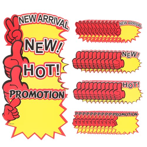 HOUDERCO 200 Stück Schild Geformt Etiketten Mini Für Aufkleber Abnehmbar Tags-aufkleber Einzelhandels -tags Preisschilder Pvc HOUDERCO 200 Stück Schild Geformt Etiketten Mini Für Aufkleber Abnehmbar Tags-aufkleber Einzelhandels -tags Preisschilder Pvc von HOUDERCO