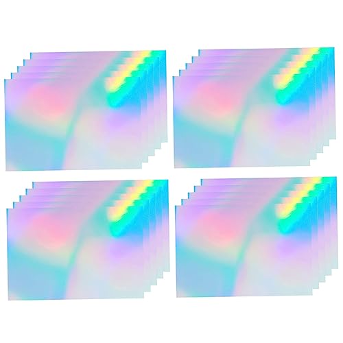 HOUDERCO 20Blätter Holografische Papieraufkleber für DIY Bastelprojekte Selbstklebend Vielseitig Einsetzbar für Scrapbooks Tassen Autos und für Kreative HOUDERCO 20Blätter Holografische Papieraufkleber für DIY Bastelprojekte Selbstklebend Vielseitig Einsetzbar für Scrapbooks Tassen Autos und für Kreative von HOUDERCO