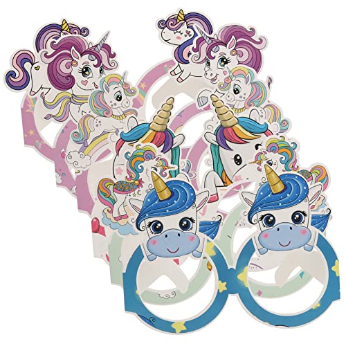 HOUDERCO 24 Paare Einhorn-brille Fiesta Geburtstagsdekoration Für Frauen Einhorn Konfetti Geburtstagsparty-dekoration Pinata Einhorn Lutscher Partydekorationen Kostüm Papier HOUDERCO 24 Paare Einhorn-brille Fiesta Geburtstagsdekoration Für Frauen Einhorn Konfetti Geburtstagsparty-dekoration Pinata Einhorn Lutscher Partydekorationen Kostüm Papier von HOUDERCO
