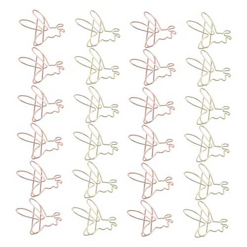 HOUDERCO 24 Stück Teiliges Kleine Metall Büroklammern aus Kreative Bienen designs in Gold und Roségold Vielseitige Papierklammern für Büro Schule und Kreative Projekte HOUDERCO 24 Stück Teiliges Kleine Metall Büroklammern aus Kreative Bienen designs in Gold und Roségold Vielseitige Papierklammern für Büro Schule und Kreative Projekte von HOUDERCO