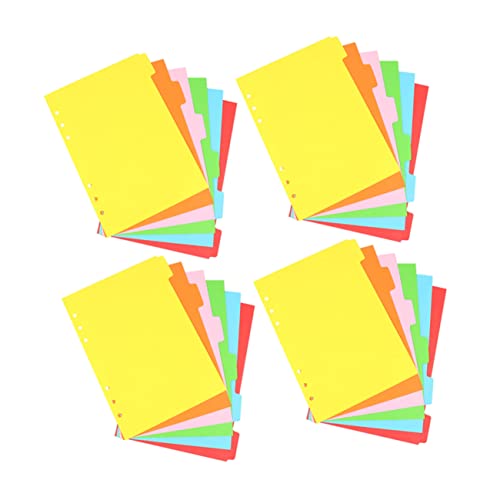 HOUDERCO 24Stücke Buchmarker Nachfüllpapiere mit Löchern Trennblätter für Notizbücher Planer und Dokumente Organisieren und Referenzieren HOUDERCO 24Stücke Buchmarker Nachfüllpapiere mit Löchern Trennblätter für Notizbücher Planer und Dokumente Organisieren und Referenzieren von HOUDERCO